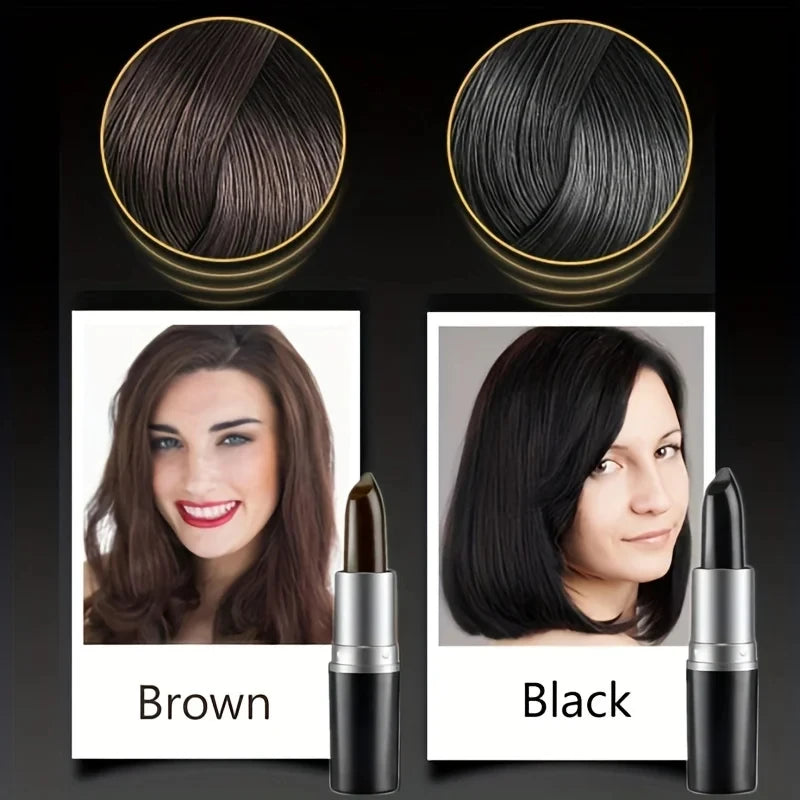 1 bolígrafo para teñir el cabello, nuevo tinte temporal rápido para cubrir el blanco.