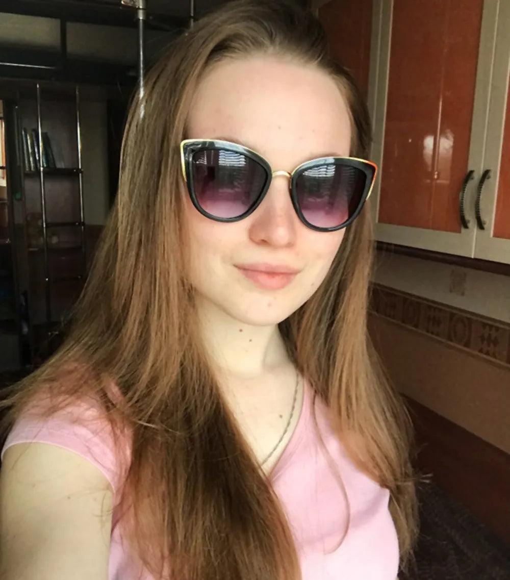 Gafas de Sol Estilo Cateye UV400 Estrella - Tienda Kiosko