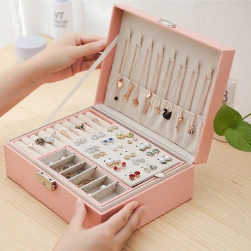 Caja de Joyería de Cuero Reina Victoria - Tienda Kiosko