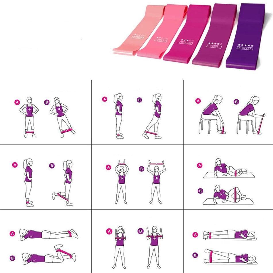 Bandas Elásticas de Resistencia para Entrenamiento Yanic - Tienda Kiosko