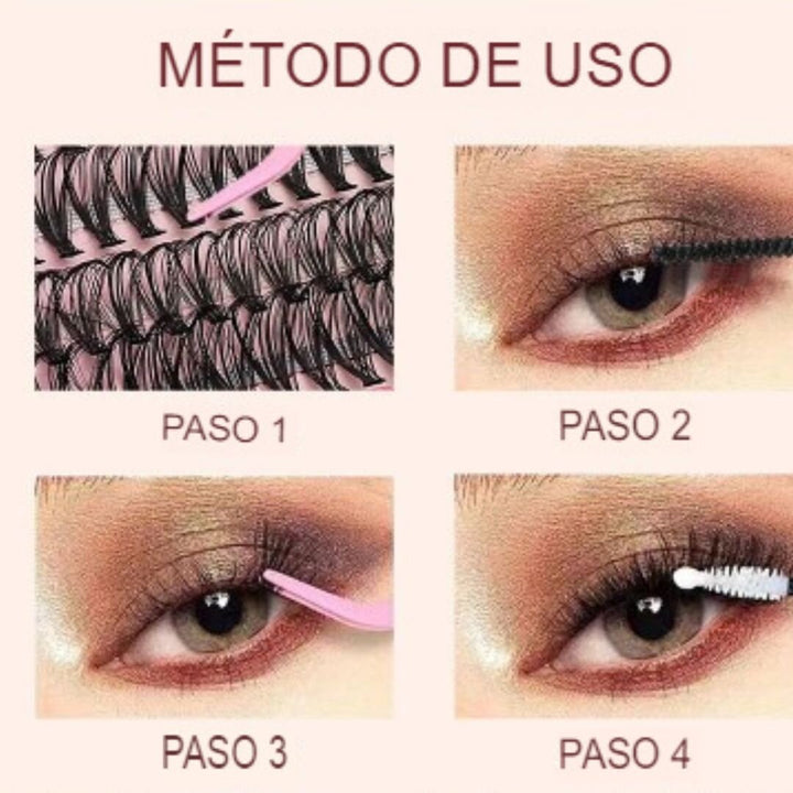 Set Extensiones de Pestañas Estrella