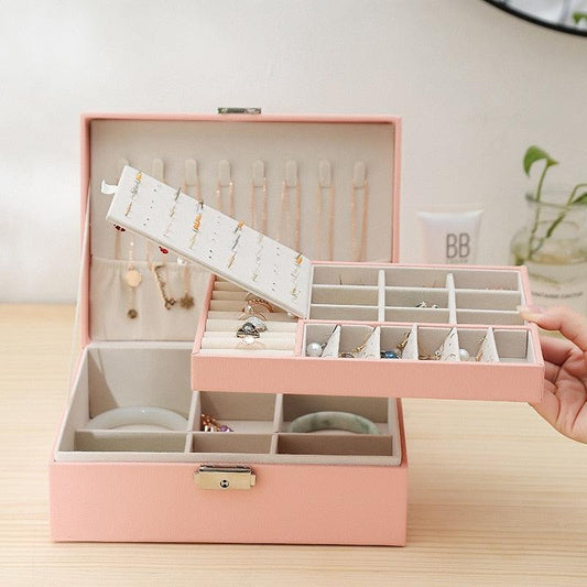 Caja de Joyería de Cuero Reina Victoria - Tienda Kiosko